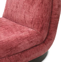 Casa Padrino Luxury Swivel Armchair Bordeaux Red / Dark Brown - Living Room & Hotel Furniture
