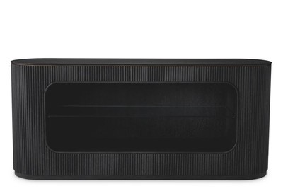 Casa Padrino Luxus Sideboard Schwarzgrau 180 cm - Luxus Hotel Möbel