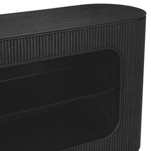 Casa Padrino Luxus Sideboard Schwarzgrau 180 cm - Luxus Hotel Möbel
