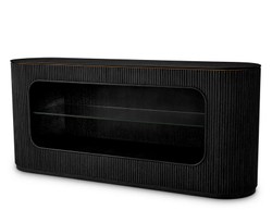 Casa Padrino buffet de luxe noir-gris 180 cm - Meubles d'hôtel de luxe