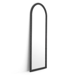 Casa Padrino Luxury Mirror Black H. 245 cm - Large Luxury Wall Mirror