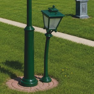 Casa Padrino Art Nouveau garden lantern green H. 130 cm - Nostalgic outdoor lighting