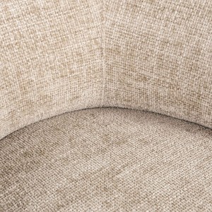 Casa Padrino Luxus Wohnzimmer & Hotel Sessel Beige / Schwarz 88 cm - Luxus Möbel