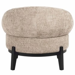 Casa Padrino sillón de lujo de salón y hotel beige / negro 88 cm - Muebles de lujo