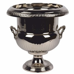 Casa Padrino Baroque Wine Cooler Silver H. 37 cm - Baroque Champagne Cooler