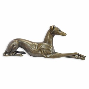 Casa Padrino Luxury Decorative Bronze Sculpture Greyhound 106 cm - Decorative Accessories