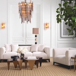 Casa Padrino Poltrona di lusso Bianco Crema / Nero 105 cm - Mobili per Hotel e Soggiorno