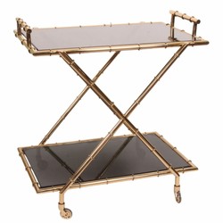 Casa Padrino carrito de servicio de lujo oro 82 x Al. 88 cm - Accesorios de restaurantes y hoteles