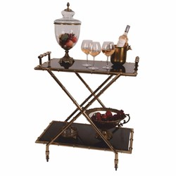 Casa Padrino carrito de servicio de lujo oro 82 x Al. 88 cm - Accesorios de restaurantes y hoteles