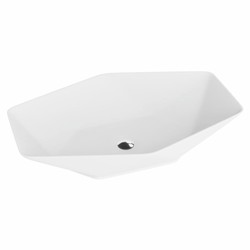 Casa Padrino vasque de luxe blanc brillant 56,5 cm - Accessoires de salle de bain