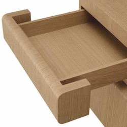 Casa Padrino scrivania di lusso con 4 cassetti naturale 180,5 cm - Mobili per ufficio