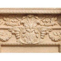 Casa Padrino marco de chimenea de mármol barroco de lujo beige 190 x Al. 160 cm - Muebles barrocos Casa Padrino marco de chimenea de mármol barroco de lujo beige 190 x Al. 160 cm - Muebles barrocos