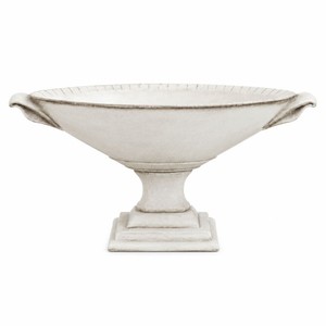 Casa Padrino pot de fleurs décoratif baroque blanc 64 cm - Jardinière de style baroque