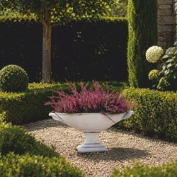 Casa Padrino Baroque Garden Decorative Flower Pot White 64 cm - Baroque Style Plant Pot