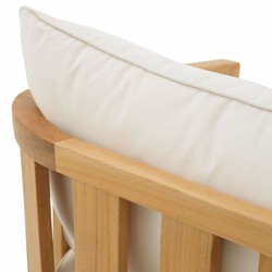 Casa Padrino Luxury Teak Garden Armchair Natural - Teak Garden Furniture