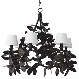 Casa Padrino Luxus Wohnzimmer Kronleuchter Bronze / Weiß Ø 90 cm - Luxus Qualität
