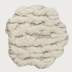 Casa Padrino tapiz de pared de lujo blanco 100 cm - Accesorios de decoración para la pared de lujo