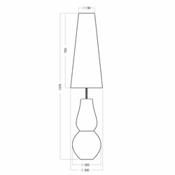 Casa Padrino lámpara de pie de lujo negro Al. 137 cm - Lámpara de pie redonda de vidrio