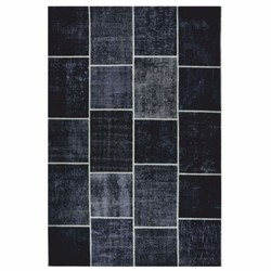 Casa Padrino Luxury Rug Black / Olive 300 x 200 cm - Rectangular Wool Rug - Living Room Rug - Hotel Rug