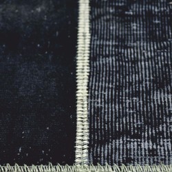 Casa Padrino Luxury Rug Black / Olive 300 x 200 cm - Rectangular Wool Rug - Living Room Rug - Hotel Rug