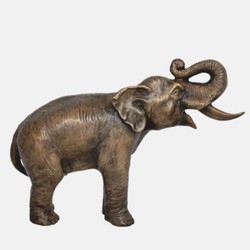 Luxus Deko Bronze Skulptur Figur Elefant