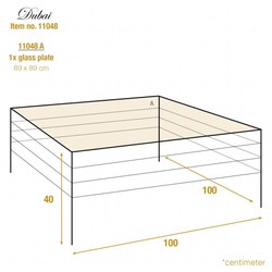 Casa Padrino Luxury Coffee Table Silver 100 x 100 x H. 40 cm - Square Living Room Table with Glass Top Casa Padrino Luxury Coffee Table Silver 100 x 100 x H. 40 cm - Square Living Room Table with Glass Top