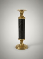 Casa Padrino Candlestick Black / Brass Baroque Style - Candle Holder Casa Padrino Candlestick Black / Brass Baroque Style - Candle Holder