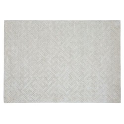 Casa Padrino Alfombra de Lujo Crema 280 x 360 cm - motivo griego de meandros