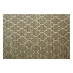 Casa Padrino Alfombra de Lujo Beige 280 x 360 cm - ornamento marroquí de cuatrifolio