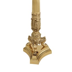 Casa Padrino Luxury Brass Candelabra Jefferson Polished Brass 5-Arm Candle Holder 43 x 40 x 92 cm Casa Padrino Luxury Brass Candelabra Jefferson Polished Brass 5-Arm Candle Holder 43 x 40 x 92 cm