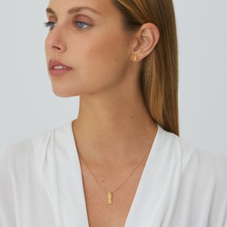 Casa Padrino Collar San Antonio de Plata bañada en oro