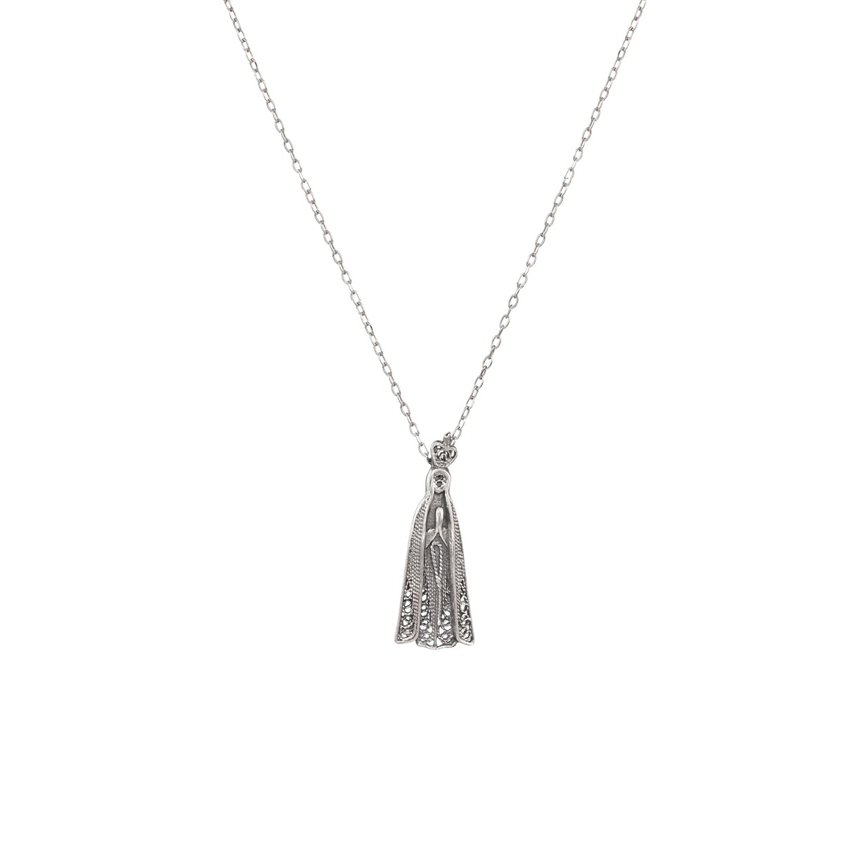 Casa Padrino Collar Nuestra Señora de Fátima de Plata Casa Padrino Collar Nuestra Señora de Fátima de Plata