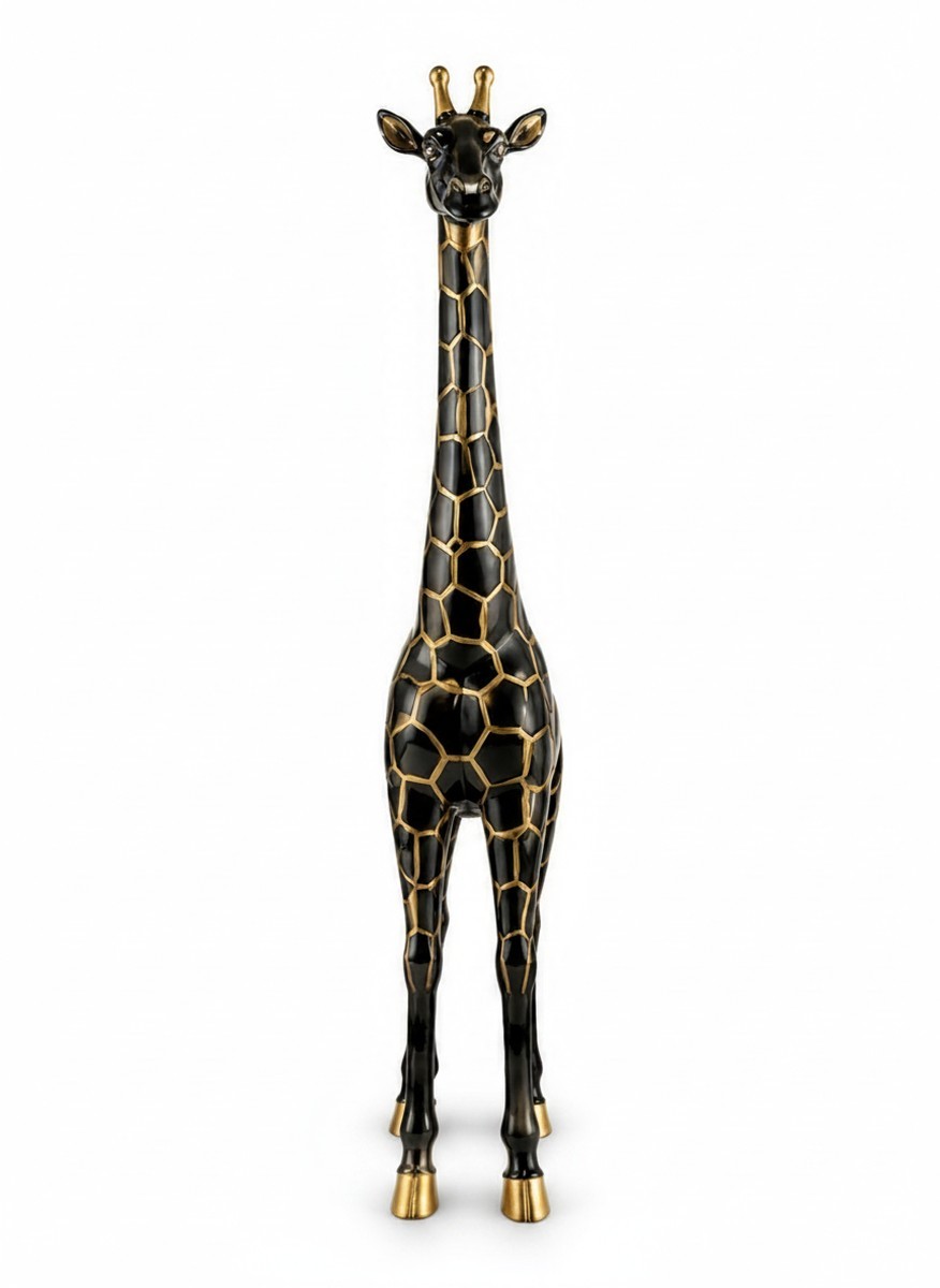 Casa Padrino sculpture décorative de luxe girafe noir / or H. 205 cm - Immense sculpture de jardin - Sculpture grandeur nature - Sculpture décorative XXL - Figurine XXL Casa Padrino sculpture décorative de luxe girafe noir / or H. 205 cm - Immense sculpture de jardin - Sculpture grandeur nature - Sculpture décorative XXL - Figurine XXL