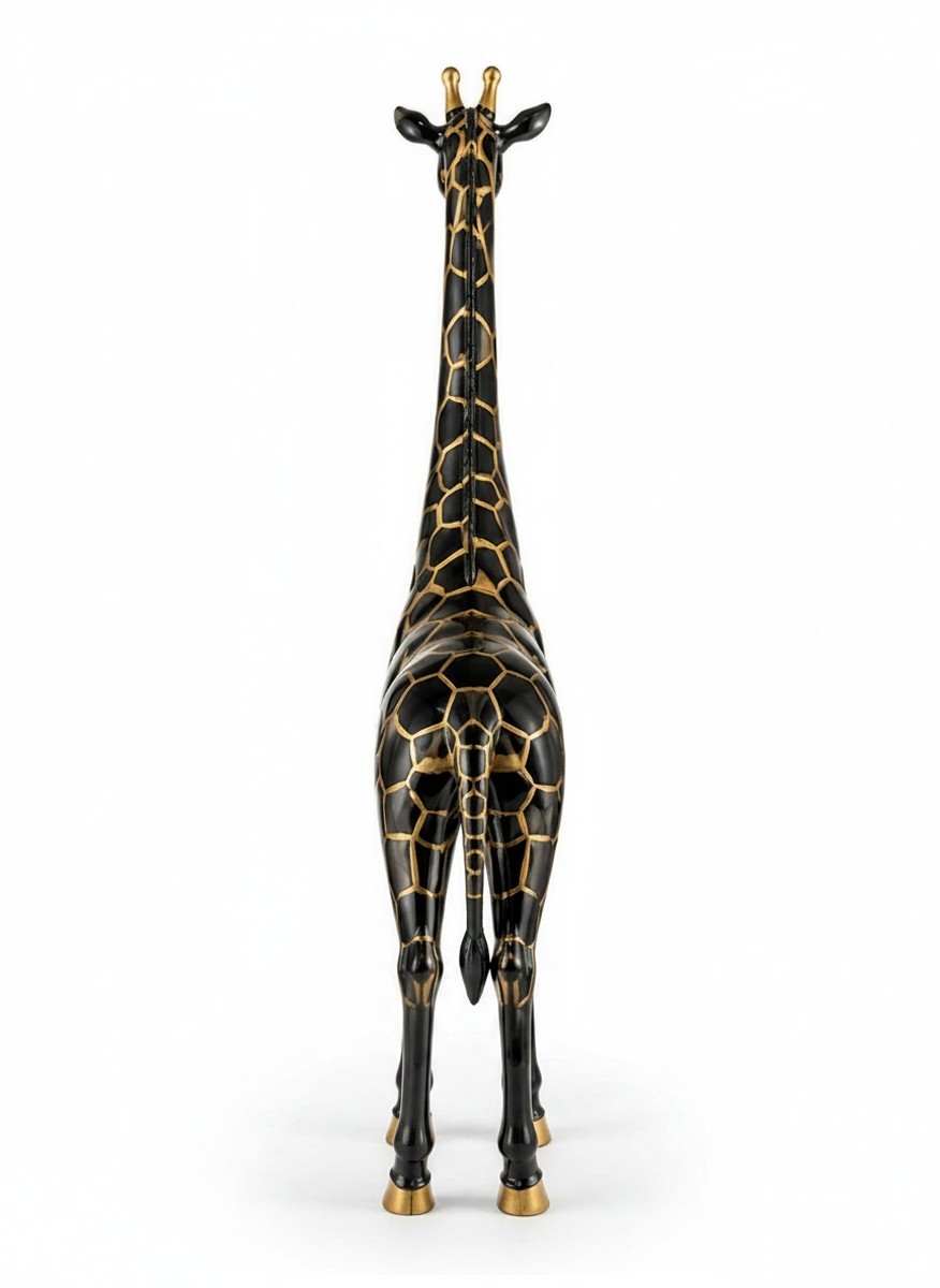 Casa Padrino sculpture décorative de luxe girafe noir / or H. 205 cm - Immense sculpture de jardin - Sculpture grandeur nature - Sculpture décorative XXL - Figurine XXL Casa Padrino sculpture décorative de luxe girafe noir / or H. 205 cm - Immense sculpture de jardin - Sculpture grandeur nature - Sculpture décorative XXL - Figurine XXL