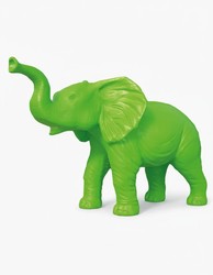 Casa Padrino Luxus Deko Skulptur Elefant H. 115 cm - Riesige Gartenskulptur - Lebensgroße Skulptur - XXL Deko Skulptur - XXL Deko Figur