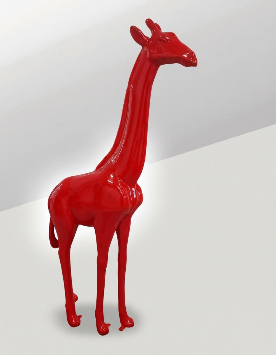 Casa Padrino sculpture décorative de luxe Giraffe H. 210 cm - Immense sculpture de jardin - Sculpture grandeur nature - Sculpture décorative XXL Casa Padrino sculpture décorative de luxe Giraffe H. 210 cm - Immense sculpture de jardin - Sculpture grandeur nature - Sculpture décorative XXL