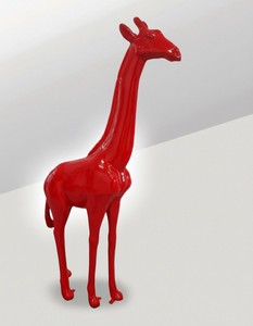 Casa Padrino scultura decorativa di lusso Giraffe A. 210 cm - Enorme scultura da giardino - Scultura a grandezza naturale - Scultura decorativa XXL Casa Padrino scultura decorativa di lusso Giraffe A. 210 cm - Enorme scultura da giardino - Scultura a grandezza naturale - Scultura decorativa XXL