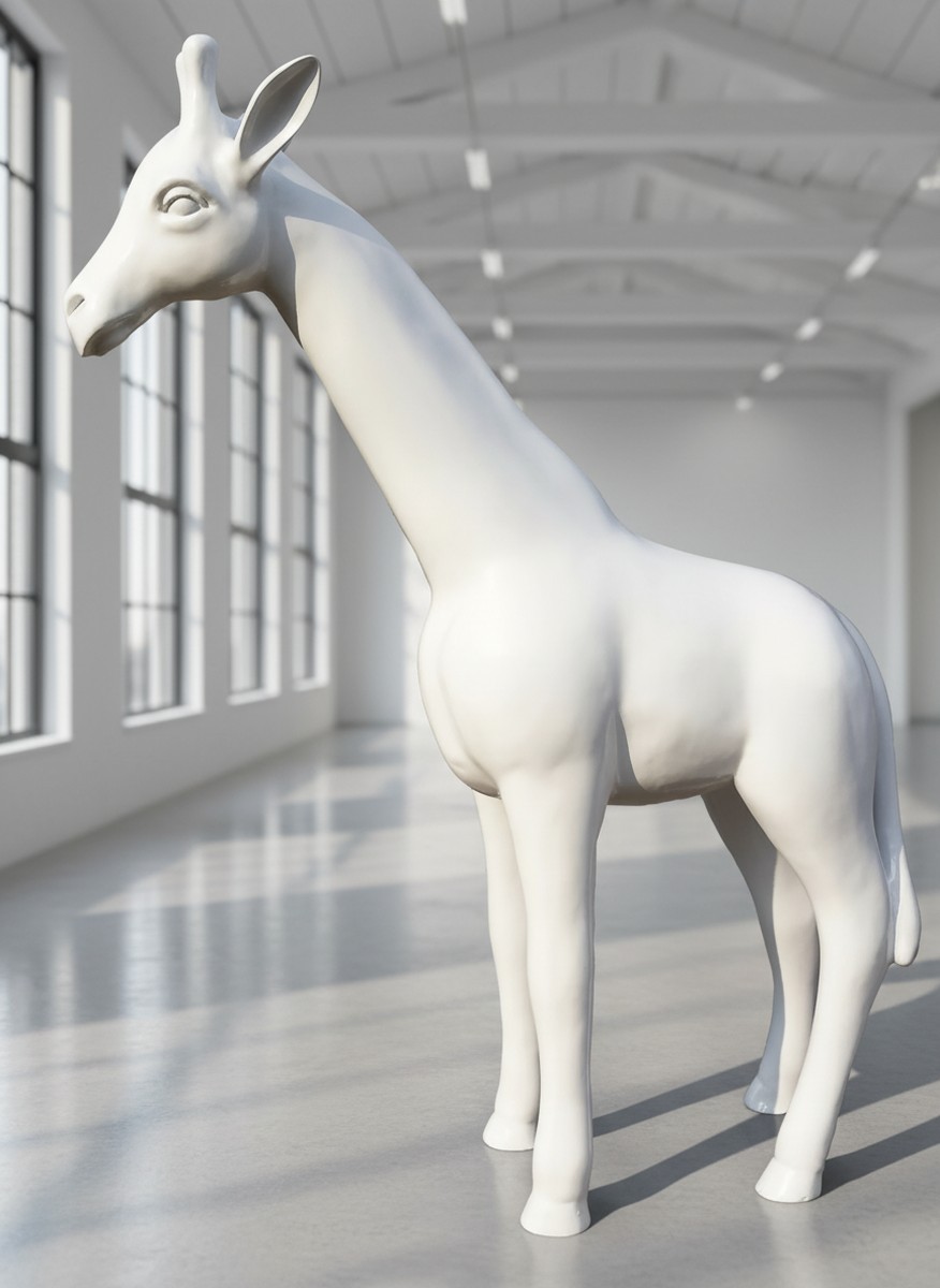 Casa Padrino sculpture décorative de luxe Giraffe Uni H. 115 cm - Immense sculpture de jardin - Sculpture grandeur nature - Sculpture décorative XXL Casa Padrino sculpture décorative de luxe Giraffe Uni H. 115 cm - Immense sculpture de jardin - Sculpture grandeur nature - Sculpture décorative XXL
