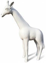 Casa Padrino sculpture décorative de luxe Giraffe Uni H. 115 cm - Immense sculpture de jardin - Sculpture grandeur nature - Sculpture décorative XXL Casa Padrino sculpture décorative de luxe Giraffe Uni H. 115 cm - Immense sculpture de jardin - Sculpture grandeur nature - Sculpture décorative XXL