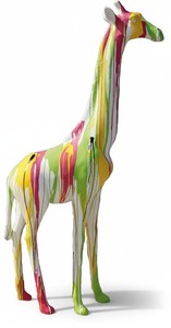 Casa Padrino scultura decorativa di lusso Giraffe Trash A. 210 cm - Enorme scultura da giardino - Scultura a grandezza naturale - Scultura decorativa XXL Casa Padrino scultura decorativa di lusso Giraffe Trash A. 210 cm - Enorme scultura da giardino - Scultura a grandezza naturale - Scultura decorativa XXL