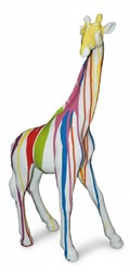 Casa Padrino scultura decorativa di lusso Giraffe Trash A. 77 cm - Scultura decorativa - Figura decorativa - Figura animale - Decorazione da giardino Casa Padrino scultura decorativa di lusso Giraffe Trash A. 77 cm - Scultura decorativa - Figura decorativa - Figura animale - Decorazione da giardino