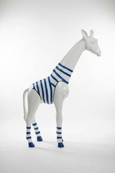 Casa Padrino sculpture décorative de luxe Giraffe Marin H. 50 cm - Sculpture décorative - Figurine décorative - Figurine animale - Décoration de jardin Casa Padrino sculpture décorative de luxe Giraffe Marin H. 50 cm - Sculpture décorative - Figurine décorative - Figurine animale - Décoration de jardin