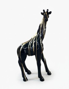 Casa Padrino scultura decorativa di lusso Giraffe Trash Gold A. 78 cm - Scultura decorativa - Figura decorativa - Figura animale - Decorazione da giardino Casa Padrino scultura decorativa di lusso Giraffe Trash Gold A. 78 cm - Scultura decorativa - Figura decorativa - Figura animale - Decorazione da giardino
