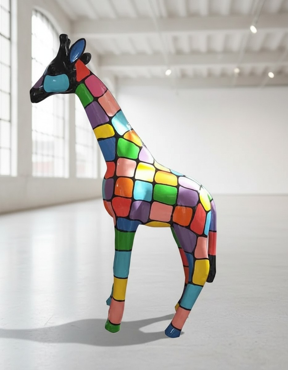 Casa Padrino sculpture décorative de luxe Giraffe Mosaik H. 50 cm - Sculpture décorative - Figurine décorative - Figurine animale - Décoration de jardin Casa Padrino sculpture décorative de luxe Giraffe Mosaik H. 50 cm - Sculpture décorative - Figurine décorative - Figurine animale - Décoration de jardin