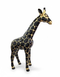 Casa Padrino sculpture décorative de luxe Giraffe Gold H. 50 cm - Sculpture décorative - Figurine décorative - Figurine animale - Décoration de jardin Casa Padrino sculpture décorative de luxe Giraffe Gold H. 50 cm - Sculpture décorative - Figurine décorative - Figurine animale - Décoration de jardin