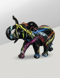 Casa Padrino Luxus Deko Skulptur Elefant H. 47 cm - Deko Skulptur - Deko Figur - Tierfigur - Gartendeko Casa Padrino Luxus Deko Skulptur Elefant H. 47 cm - Deko Skulptur - Deko Figur - Tierfigur - Gartendeko