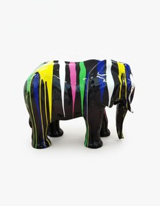 Casa Padrino Luxus Deko Skulptur Elefant H. 60 cm - Deko Skulptur - Deko Figur - Tierfigur - Gartendeko Casa Padrino Luxus Deko Skulptur Elefant H. 60 cm - Deko Skulptur - Deko Figur - Tierfigur - Gartendeko