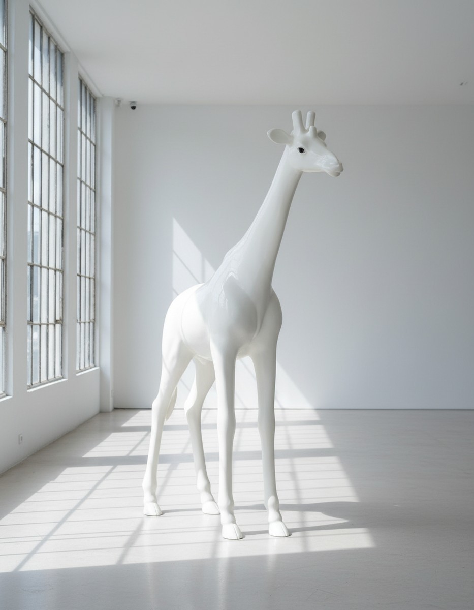 Casa Padrino sculpture décorative de luxe Giraffe H. 320 cm - Immense sculpture de jardin - Sculpture grandeur nature - Sculpture décorative XXL Casa Padrino sculpture décorative de luxe Giraffe H. 320 cm - Immense sculpture de jardin - Sculpture grandeur nature - Sculpture décorative XXL