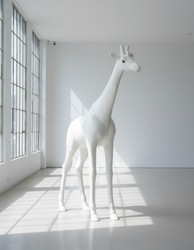 Casa Padrino sculpture décorative de luxe Giraffe H. 320 cm - Immense sculpture de jardin - Sculpture grandeur nature - Sculpture décorative XXL Casa Padrino sculpture décorative de luxe Giraffe H. 320 cm - Immense sculpture de jardin - Sculpture grandeur nature - Sculpture décorative XXL