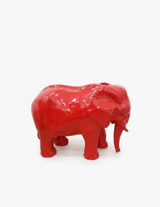 Casa Padrino Luxus Deko Skulptur Elefant H. 60 cm - Deko Skulptur - Deko Figur - Tierfigur - Gartendeko Casa Padrino Luxus Deko Skulptur Elefant H. 60 cm - Deko Skulptur - Deko Figur - Tierfigur - Gartendeko